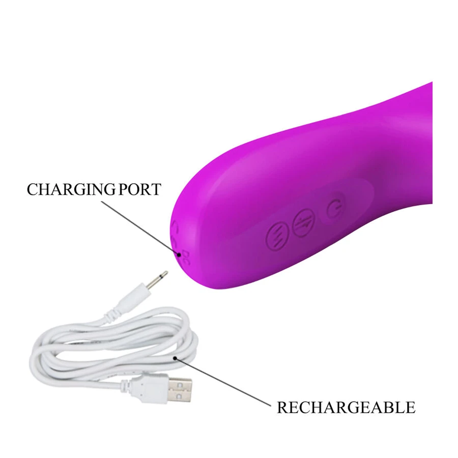 PRETTY LOVE - REESE VIBRATOR MIT LILA ROTATION